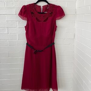 Karen Millen red a-line dress